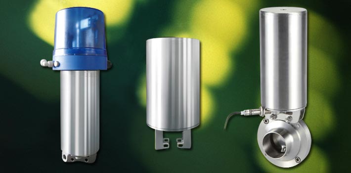 Actuator and stainless steel vacuum components