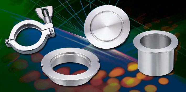 KF Flange Series and stainless steel vacuum components
