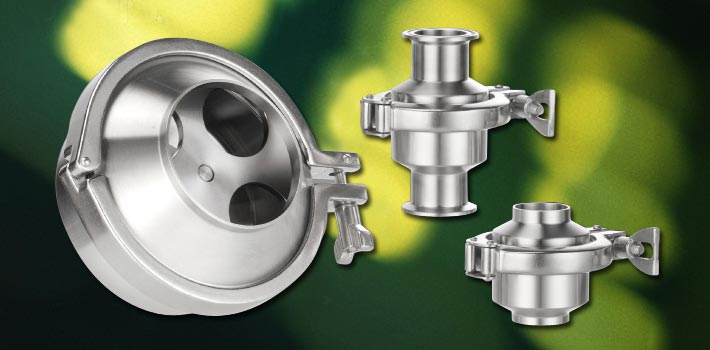 Non-return Valve and stainless steel vacuum components