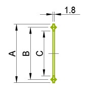 Ferrule - Jenis Biasa 13PG