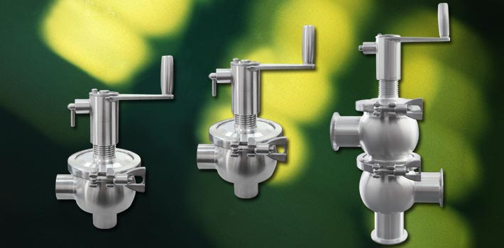 Válvula de assento manual original e componentes de vácuo de aço inoxidável