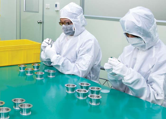 EFT stainless steel vacuum component and valve production lines and engineers