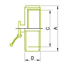 DIN Expanding Union Parts Din Blank Nut part, DIN-13RBN