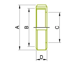 DIN Expanding Union Parts Din Nut part, DIN-13R