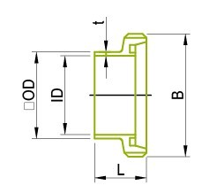 DIN Union Parts Din Male part, DIN-15