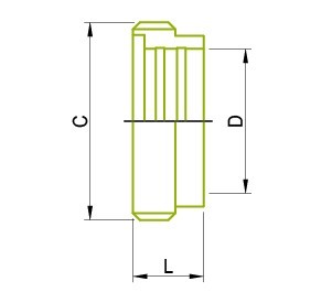 SMS Expanding Union Parts SMS Expanding Male SMS-15R