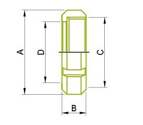 SMS Union Parts SMS Nut SMS-13R