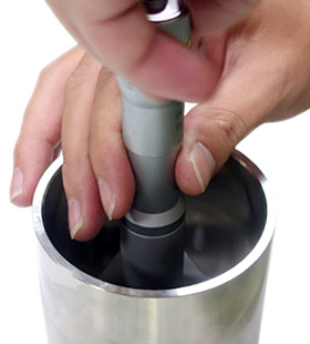 Penguji kebulatan untuk inspeksi diameter pompa PC