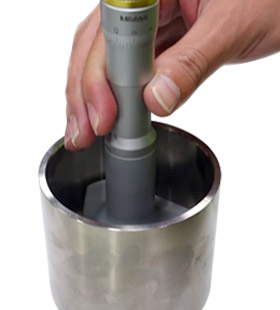 Penguji kebulatan untuk inspeksi diameter pompa PC