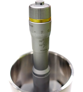 Penguji kebulatan untuk inspeksi diameter pompa PC